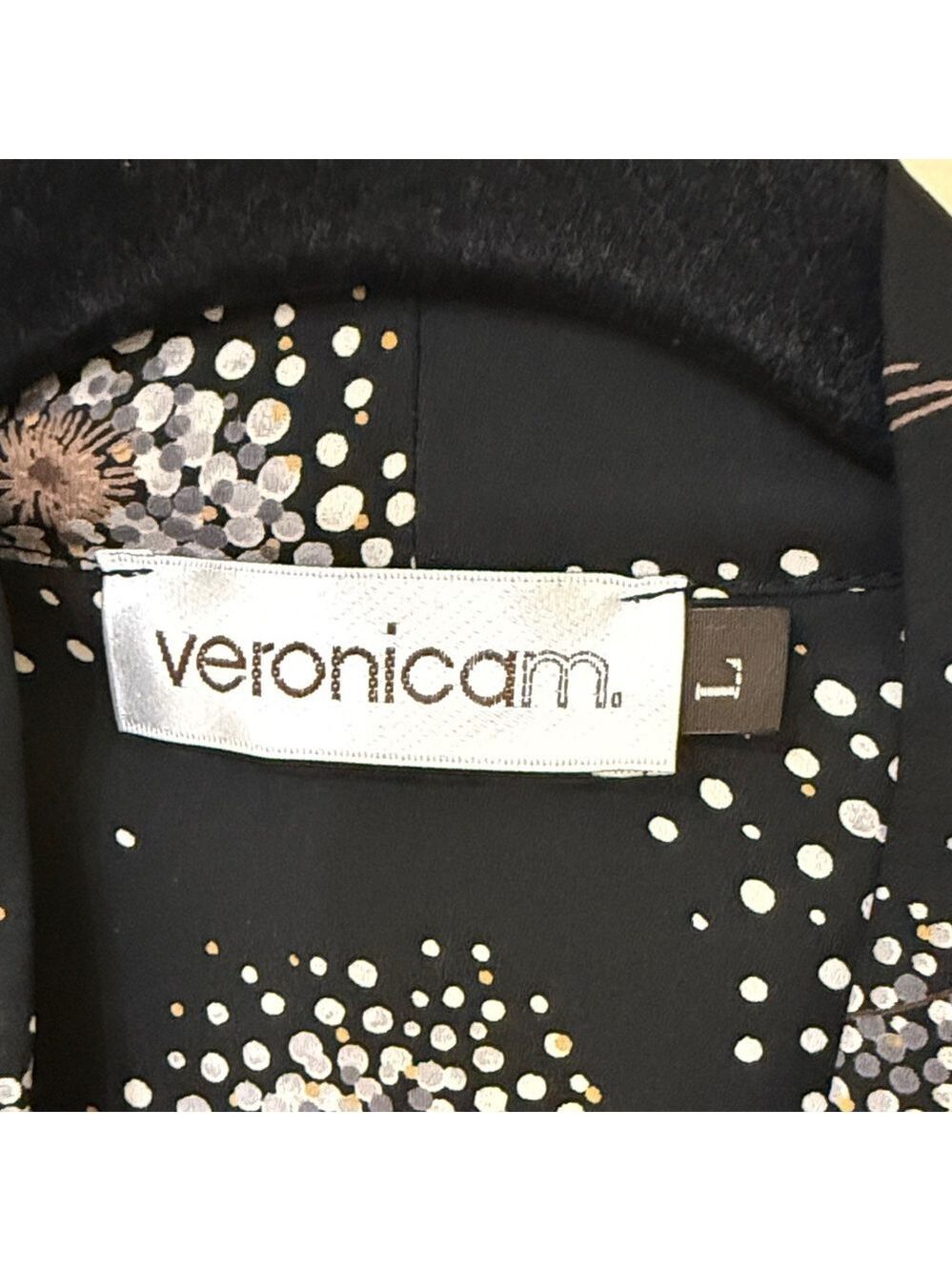 Veronica M Vintage Lightweight Floral Blouse Women’s Top Size L — image 4 of 8
